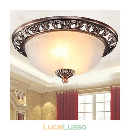 Lampada a cupola in vetro resina tipo Europa Dolce per assorbire la luce della cupola Lampada a cupola in vetro resina tipo Europa Dolce per assorbire la luce della cupola