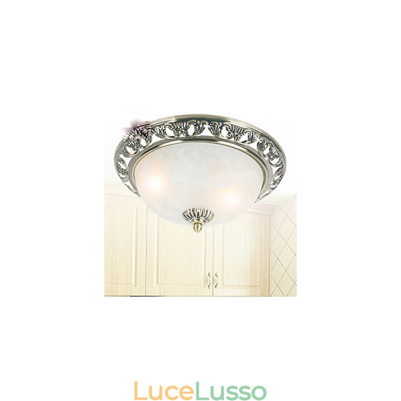 Lampada a cupola in vetro resina tipo Europa Dolce per assorbire la luce della cupola