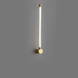 Applique in ottone, moderna, a strisce acriliche