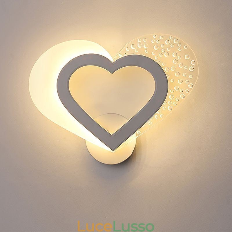 Lampada da parete in acrilico, bella luce da parete