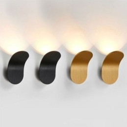 Lampada da parete minimalista in alluminio