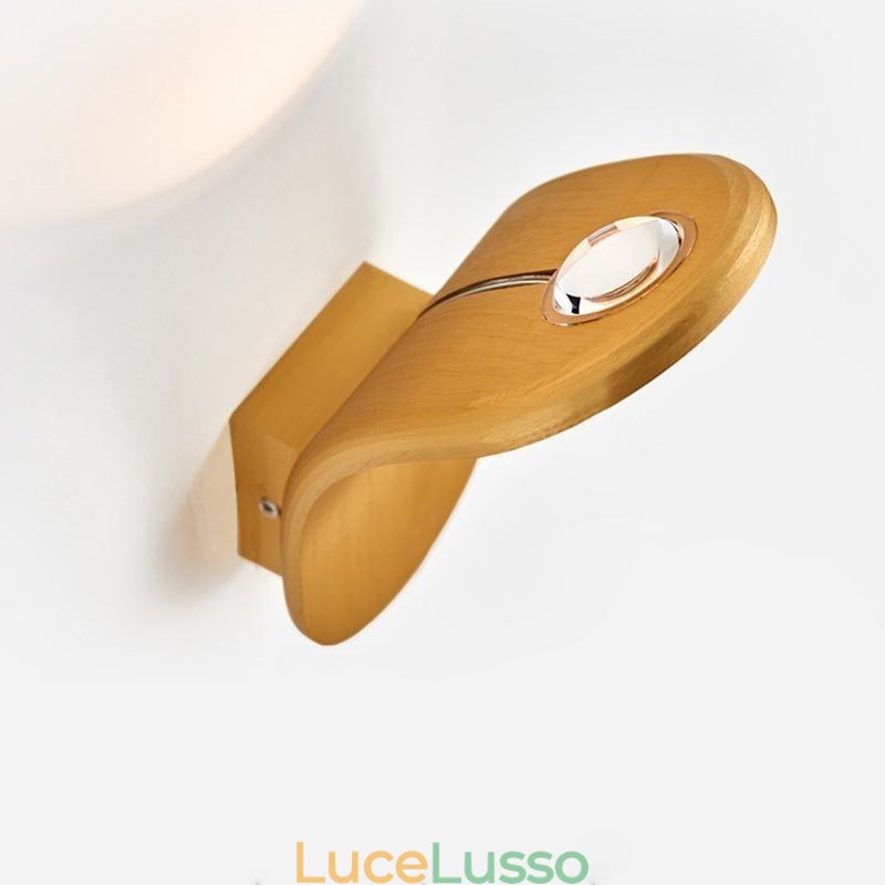Lampada da parete minimalista in alluminio