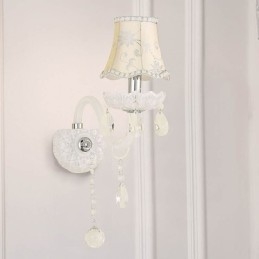 Applique da parete in cristallo in stile europeo classico ed elegante