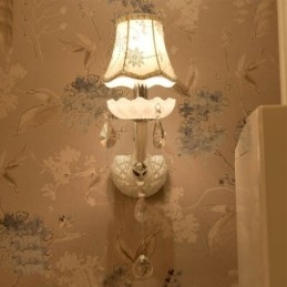 Applique da parete in cristallo in stile europeo classico ed elegante