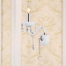 Applique da parete in cristallo in stile europeo classico ed elegante