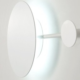 Applique moderna Lampada da parete circolare Lampada da parete nera Applique da comodino Illuminazione