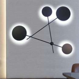 Applique moderna a forma geometrica in ferro