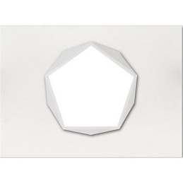 Luci da soffitto moderne da notte montate, colore bianco caldo + bianco