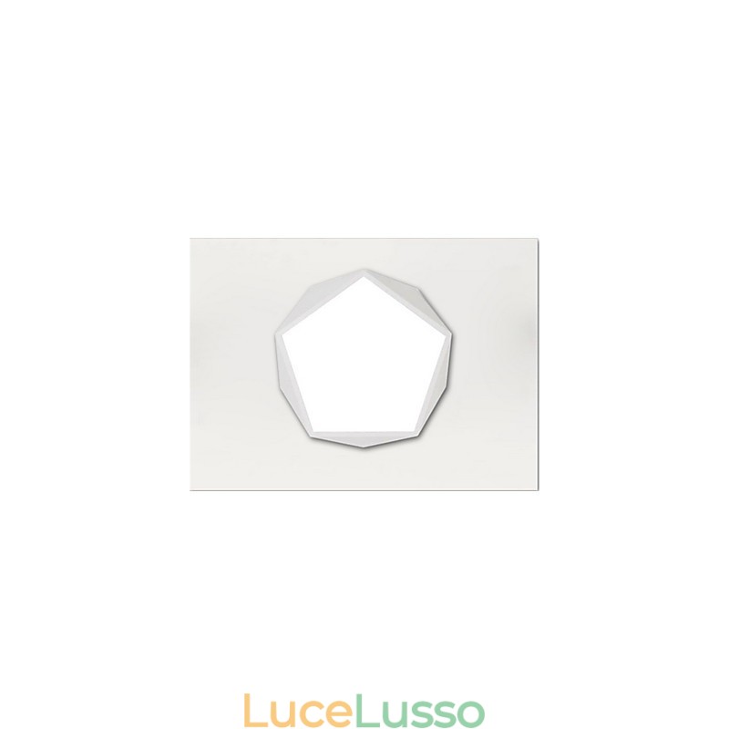 Luci da soffitto moderne da notte montate, colore bianco caldo + bianco