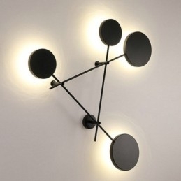 Applique moderna a forma geometrica in ferro