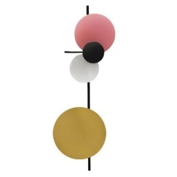 Moderna lampada da parete circolare lampada da parete colorata illuminazione per la casa illuminazione da comodino