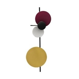 Moderna lampada da parete circolare lampada da parete colorata illuminazione per la casa illuminazione da comodino