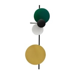 Moderna lampada da parete circolare lampada da parete colorata illuminazione per la casa illuminazione da comodino