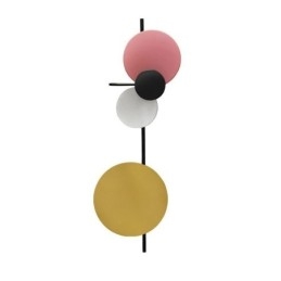 Moderna lampada da parete circolare lampada da parete colorata illuminazione per la casa illuminazione da comodino