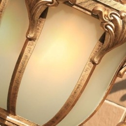 Lampada da parete intagliata impermeabile retrò europea per esterni Cortile Corridoio