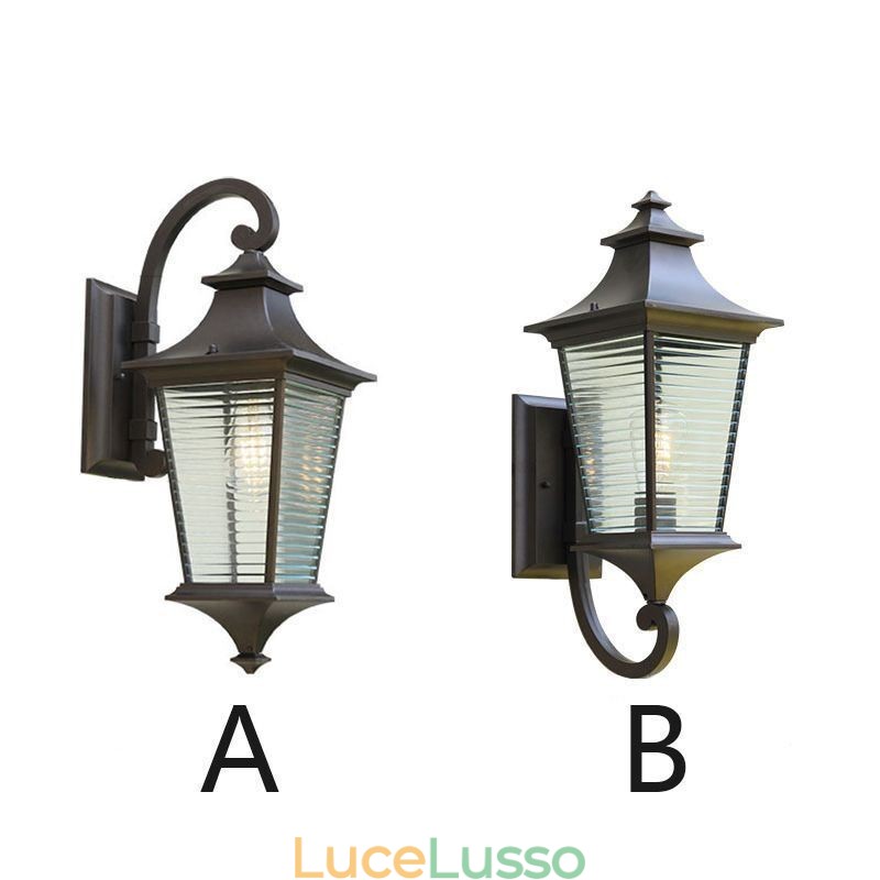 Moderna luce esterna impermeabile Gazebo Applique Cortile Corridoio Giardino Balcone