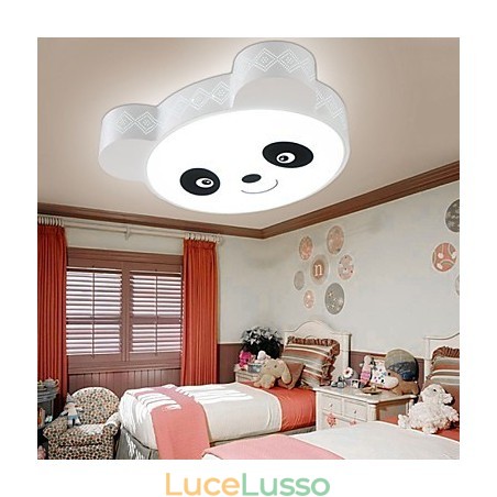 Lampada da soffitto a filo con telecomando, luce bianca moderna + luce bianca calda con telecomando