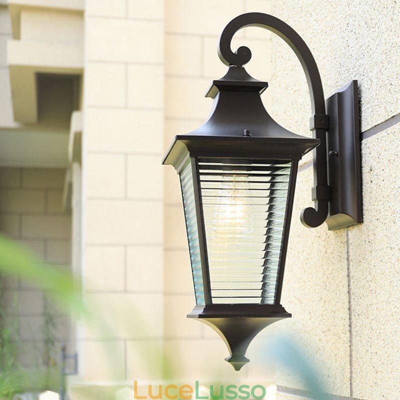 Moderna luce esterna impermeabile Gazebo Applique Cortile Corridoio Giardino Balcone
