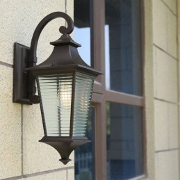 Moderna luce esterna impermeabile Gazebo Applique Cortile Corridoio Giardino Balcone