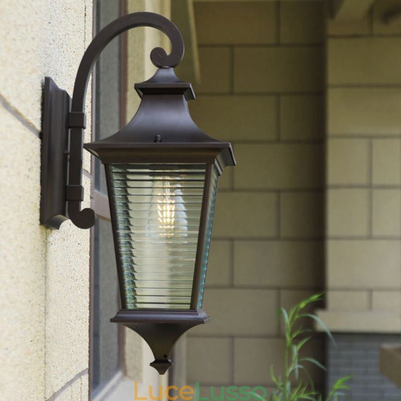 Moderna luce esterna impermeabile Gazebo Applique Cortile Corridoio Giardino Balcone