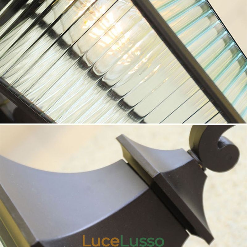 Moderna luce esterna impermeabile Gazebo Applique Cortile Corridoio Giardino Balcone