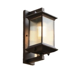 Luce esterna cinese Luce da parete in vetro impermeabile Cortile Corridoio Giardino Balcone