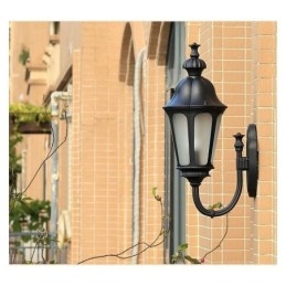 Moderna semplice luce esterna impermeabile prugna fiore parete luce cortile corridoio giardino