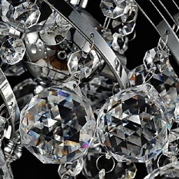 Moderno Contemporaneo Tradizionale Classico Country Cristallo Cromato Lampadario di Cristallo Luce Pendente