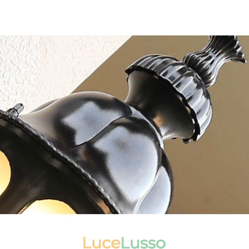 Moderna semplice luce esterna impermeabile prugna fiore parete luce cortile corridoio giardino