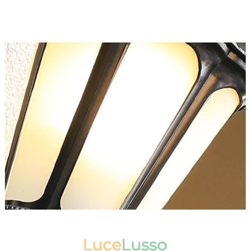Moderna semplice luce esterna impermeabile prugna fiore parete luce cortile corridoio giardino
