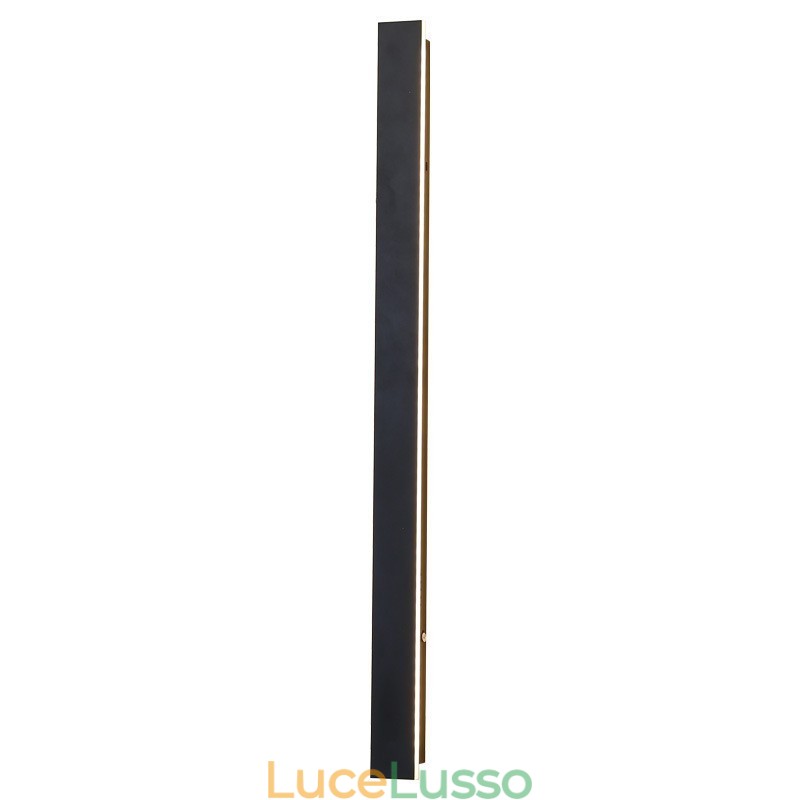 Applique da parete moderna e contemporanea lunga per esterni, applique da parete IP 44 per veranda, patio, giardino