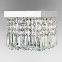 Moderno contemporaneo cristallo metallo montaggio a filo