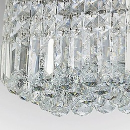 Moderno contemporaneo cristallo metallo montaggio a filo
