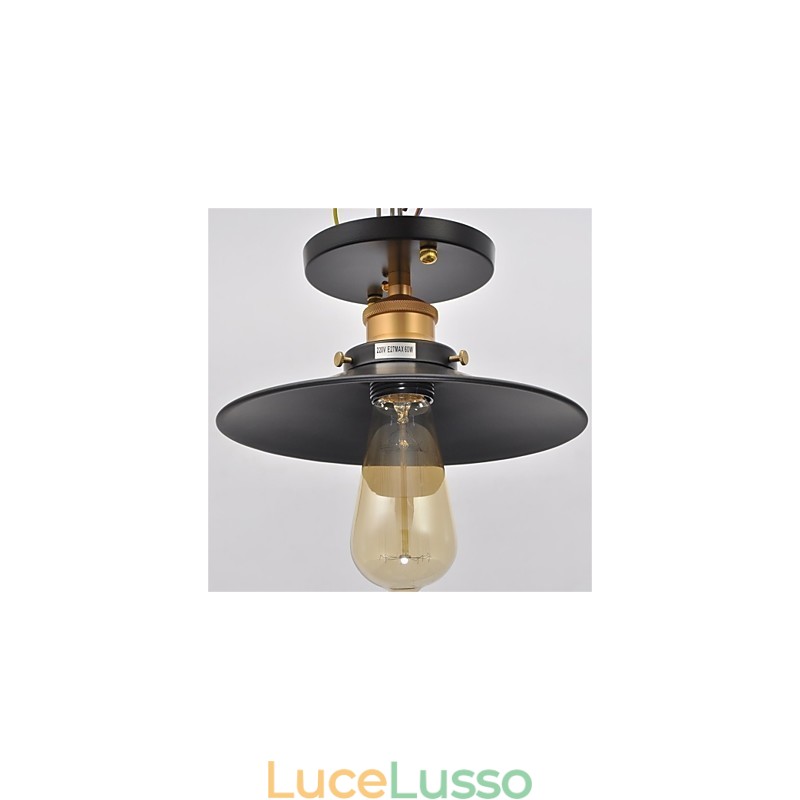 Lampadario retrò americano da soffitto