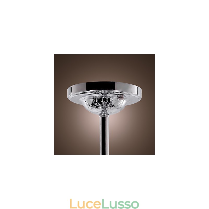 Lussuoso lampadario di cristallo con lampadario a sospensione a 6 luci