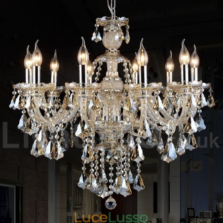 Lampada a sospensione color cristallo Cognac Cristallo Moderno Contemporaneo Tradizionale Classico Retro Lanterna Country Lampada a sospensione color cristallo Cognac Cristallo Moderno Contemporaneo Tradizionale Classico Retro Lanterna Country
