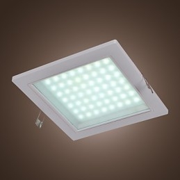 Moderne luci da incasso a forma quadrata