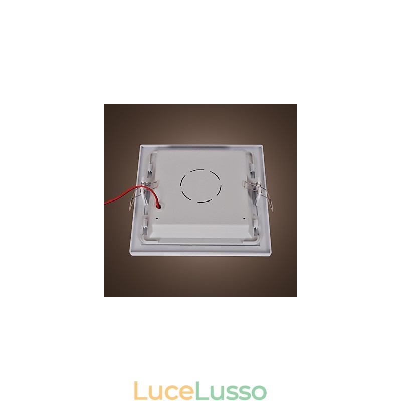 Moderne luci da incasso a forma quadrata