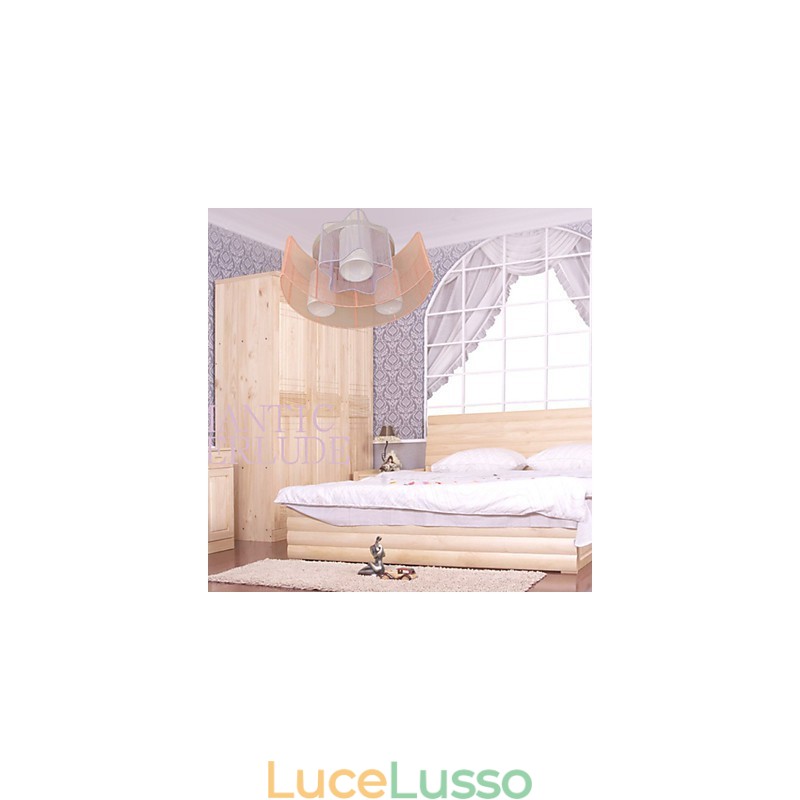 Disegno Linea Romantica Stelle La Luna Assorbe Lampada a Cupola