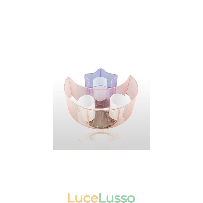 Disegno Linea Romantica Stelle La Luna Assorbe Lampada a Cupola