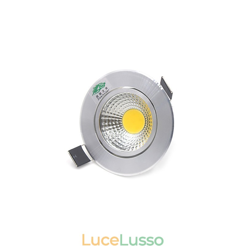 4 pezzi Zweihnder 3W 300Lm COB Lampada da soffitto Downlight Luce bianca calda