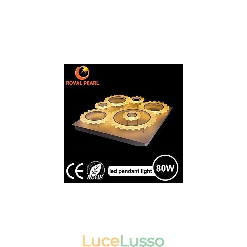 Lampada a sospensione con chip Epistar bianco freddo da 80 W