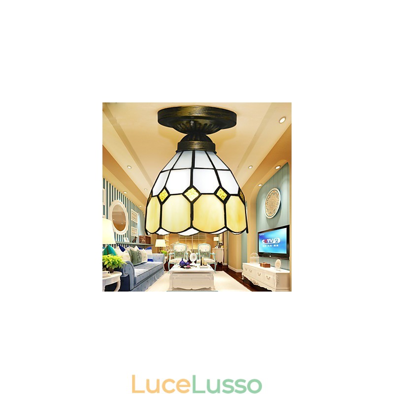Lampada a cupola con luce assorbente creativa mediterranea con contratto