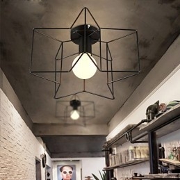 Luci da portico creative moderne a forma di pentagramma per assorbire la luce della cupola