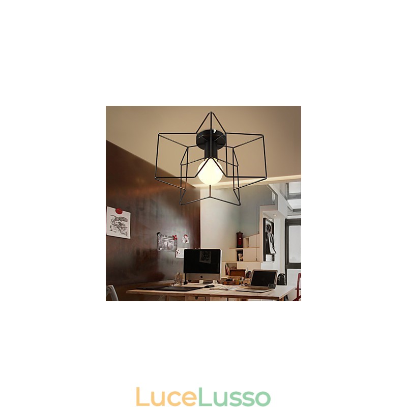 Luci da portico creative moderne a forma di pentagramma per assorbire la luce della cupola