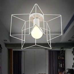 Luci da portico creative moderne a forma di pentagramma per assorbire la luce della cupola