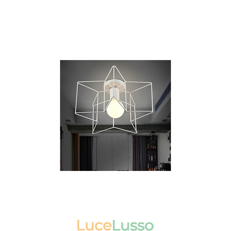 Luci da portico creative moderne a forma di pentagramma per assorbire la luce della cupola