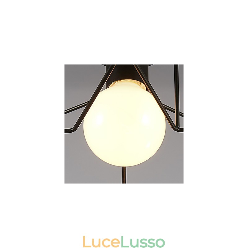 Luci da portico creative moderne a forma di pentagramma per assorbire la luce della cupola