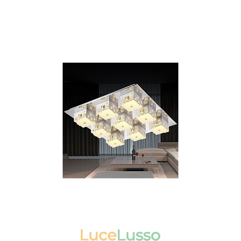 Lampada da soffitto 9 luci moderna semplice artistica
