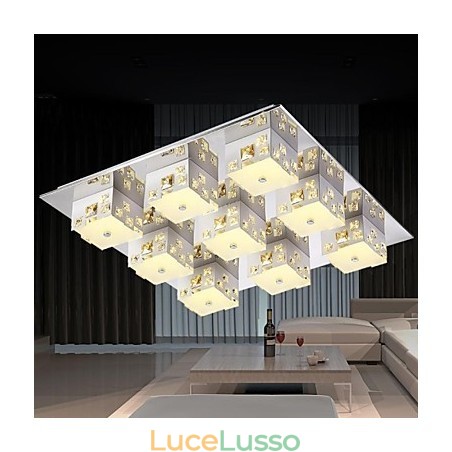 Lampada da soffitto 9 luci moderna semplice artistica